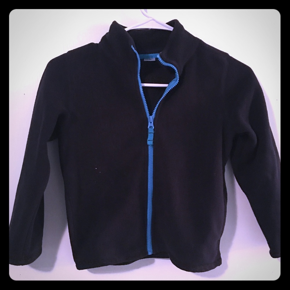 Kid boy fleece zip jacket